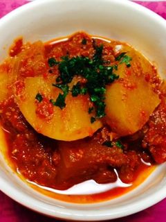 大根のトマト煮イタリア風-レシピのメイン写真