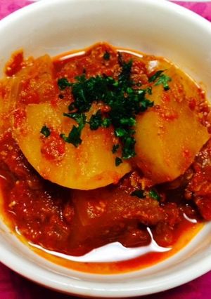 大根のトマト煮イタリア風-レシピのメイン写真