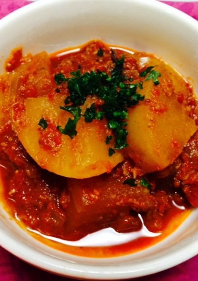 大根のトマト煮イタリア風-レシピのメイン写真