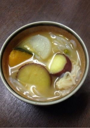 野菜たっぷりお味噌汁-レシピのメイン写真