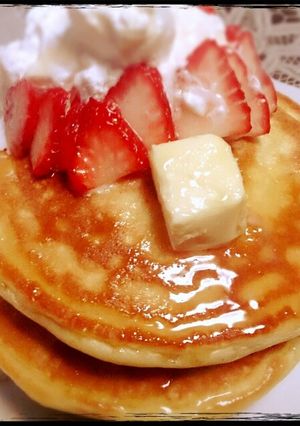 ほわほわホットケーキ-レシピのメイン写真