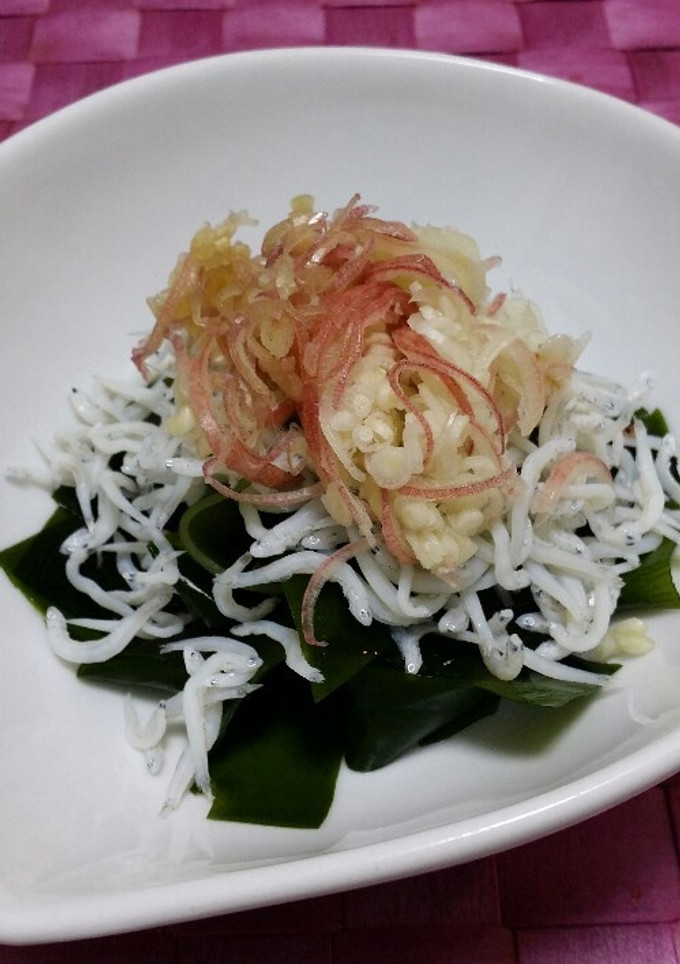☆わかめとしらすの酢の物★-レシピのメイン写真
