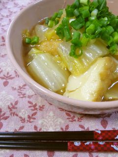 あんかけ風*白菜と厚揚げのうま煮-レシピのメイン写真