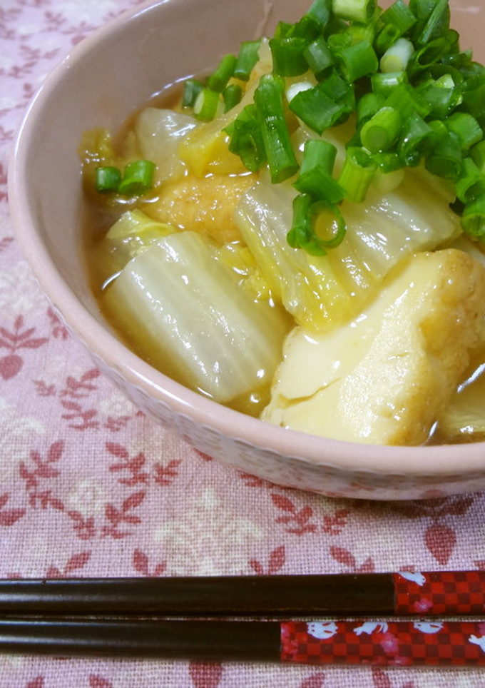 あんかけ風*白菜と厚揚げのうま煮-レシピのメイン写真