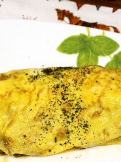 カレー風味のヘルシー野菜オムレツ♪-レシピのメイン写真