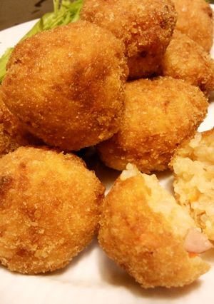 簡単☆もち米deもちもちライスコロッケ-レシピのメイン写真