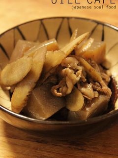 牛肉・ゴボウとコンニャクの甘辛煮-レシピのメイン写真
