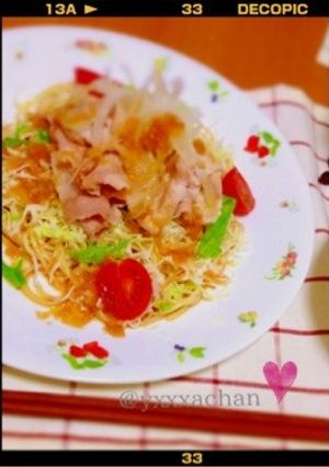 豚しゃぶパスタサラダ〜おろし柚子ポン〜-レシピのメイン写真