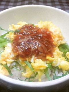 なめ茸と大葉のあっさり丼-レシピのメイン写真