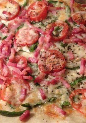 冷蔵庫に有る材料でピザ-レシピのメイン写真