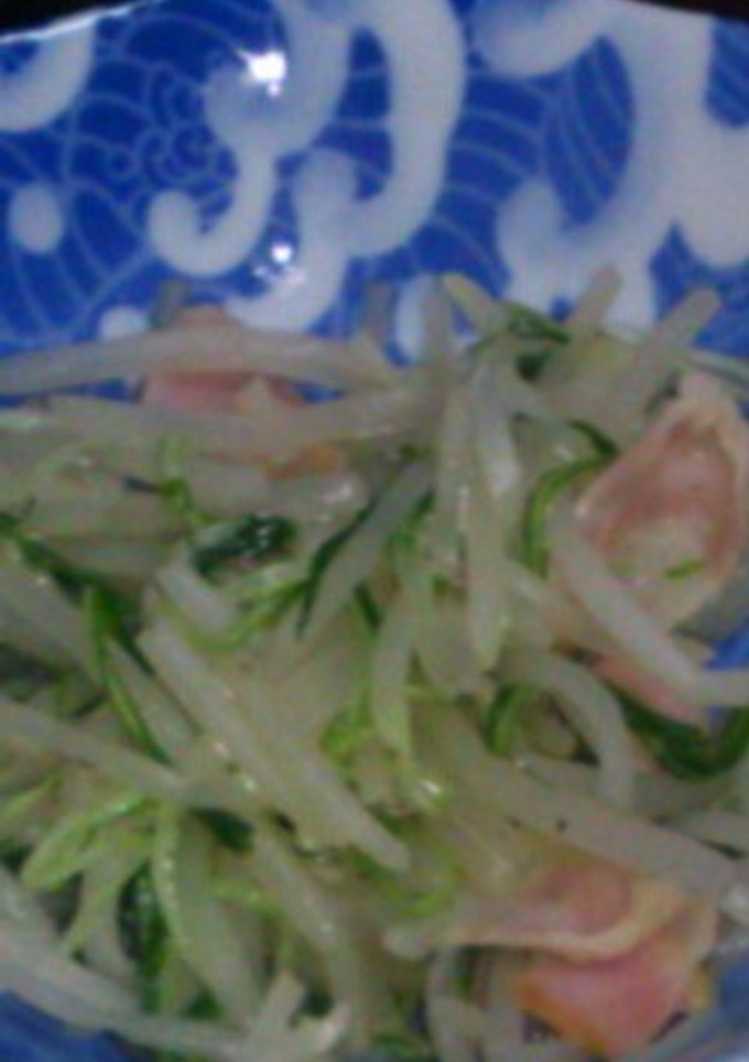 もやしと水菜の炒め物-レシピのメイン写真