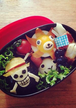 ワンピース♪麦わら海賊団★キャラ弁-レシピのメイン写真