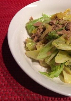 簡単過ぎ‼︎白菜とツナのウマ蒸し料理♥︎-レシピのメイン写真