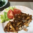 【簡単】デミグラきのこチキンソテー☆