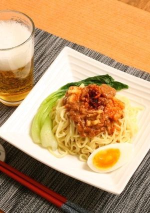 いか天汁なし坦々麺-レシピのメイン写真