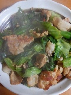 豚肉とレタスのたれ炒め-レシピのメイン写真