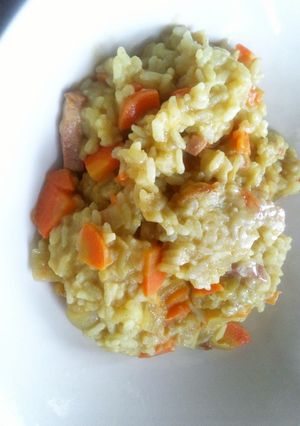 カレースープで雑炊朝ごはん-レシピのメイン写真