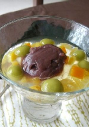 ゆるゆる寒天のさわやかあんみつ-レシピのメイン写真