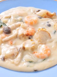 しめじとシーフードのクリームシチュー-レシピのメイン写真
