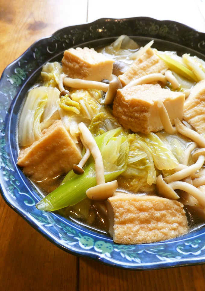 簡単☆絹厚揚げと白菜のクタクタ煮-レシピのメイン写真