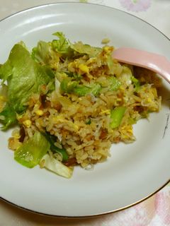 レタスとちりめんの焼き飯-レシピのメイン写真