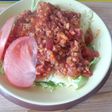 ミートソース焼きそば
