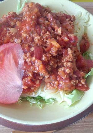 ミートソース焼きそば-レシピのメイン写真