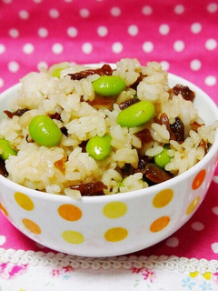 混ぜるだけ☆枝豆とアサリのしぐれ煮ごはん-レシピのメイン写真