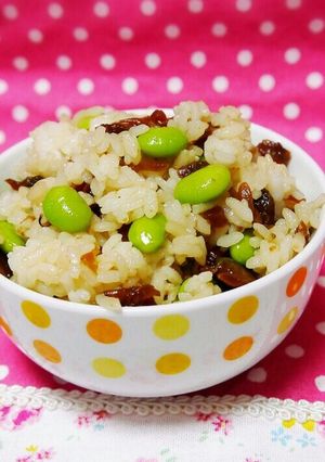 混ぜるだけ☆枝豆とアサリのしぐれ煮ごはん-レシピのメイン写真