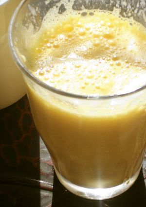 酒かす紅茶オレのほっとスムージー-レシピのメイン写真