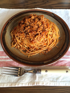 洋食屋さんのデミグラミートソースパスタ-レシピのメイン写真