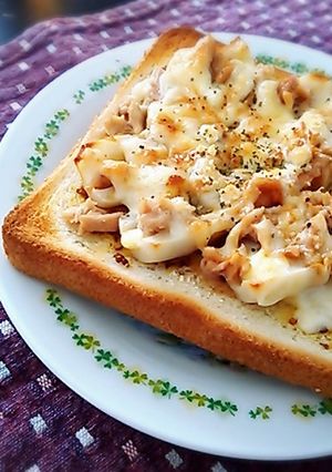 食べごたえあり☆ちくわトースト❀-レシピのメイン写真
