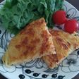 塩焼そば×辛子明太でスパニッシュオムレツ