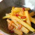 セロリと干しえびのピリ辛炒め★