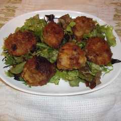 里芋と蓮根の簡単つくね揚げ-レシピのメイン写真