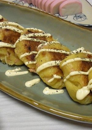 北海道気分♪カレー風味のポテサラいももち-レシピのメイン写真