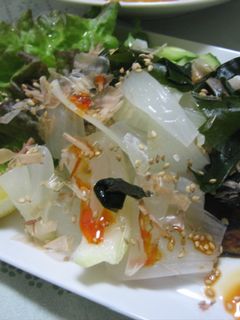 新玉葱のホットサラダ-レシピのメイン写真