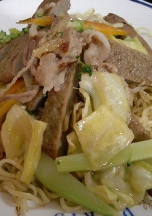 じゃこ天と自家製野菜のあんかけ塩やきそば-レシピのメイン写真