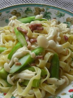 ヘルシー豆乳カルボナーラ-レシピのメイン写真