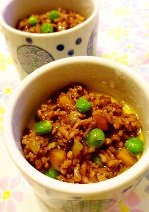 玉子蒸し ❃そぼろあんかけ❃-レシピのメイン写真