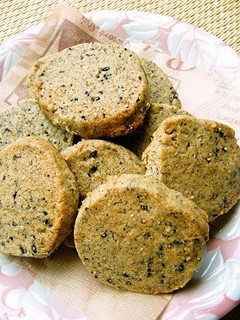 香ばし❁黒ごまクッキー-レシピのメイン写真