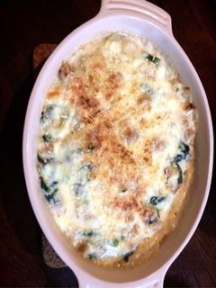 鶏肉とほうれん草のグラタン-レシピのメイン写真