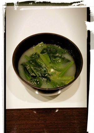ほうれん草のお味噌汁♡バター入り♡-レシピのメイン写真