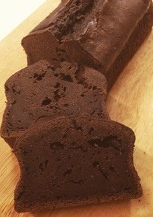 どっしり濃厚チョコレートパウンドケーキ。-レシピのメイン写真