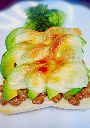 アボカド納豆トースト-レシピのメイン写真