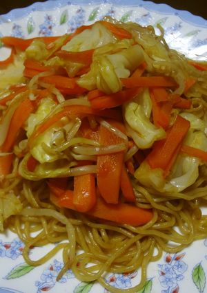 鹿児島黒酢の野菜たっぷり焼きそば-レシピのメイン写真