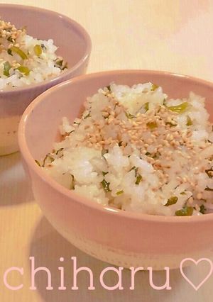 シンプル♥みんな大好き♥わかめご飯-レシピのメイン写真