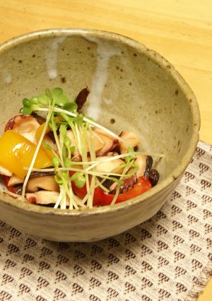 なまはげ気分で♪タコと半端野菜の炒め物-レシピのメイン写真