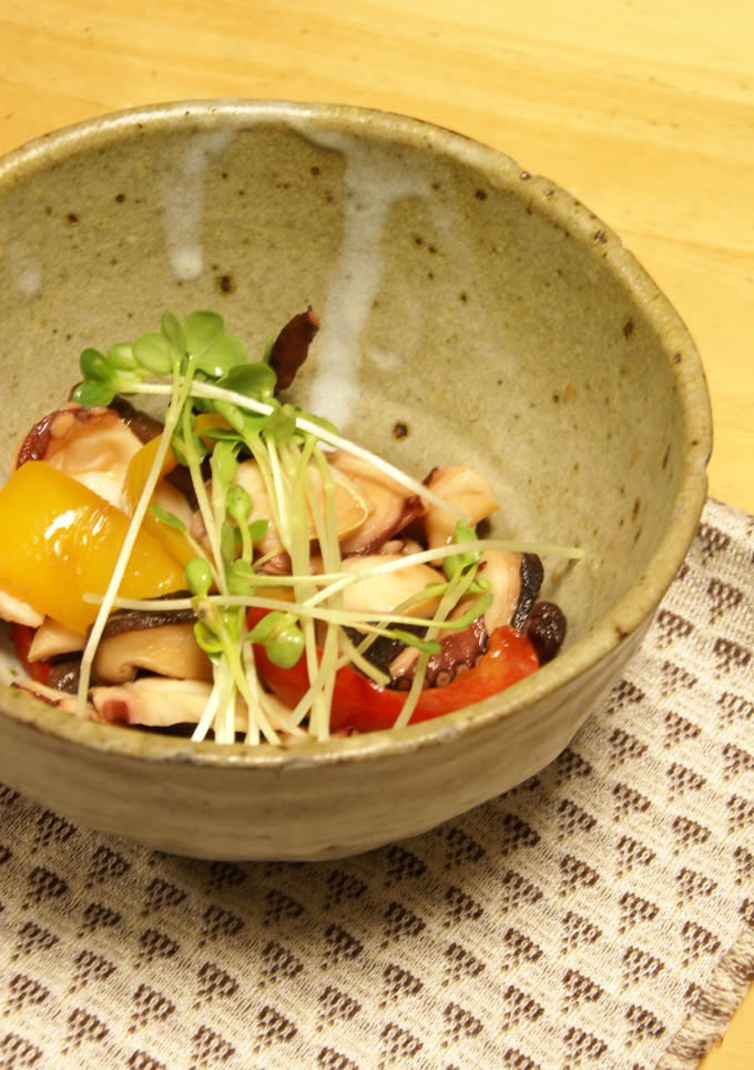 なまはげ気分で♪タコと半端野菜の炒め物-レシピのメイン写真
