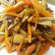 お弁当に簡単♥甘辛椎茸入りきんぴら